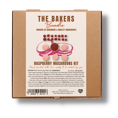 The Bakers Bundle Raspberry Macaron Making Kit (Wholesale Case)