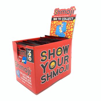Boîte de fête Shmoji® Shoelace Characters / Présentoir de comptoir 3