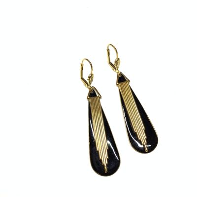 Black Odilon earrings