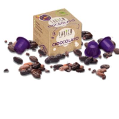 CIOCOLATTO Gourmet Cacao - 10 COMPOSTABLES BIOLOGIQUES ET COMPATIBLES NESPRESSO