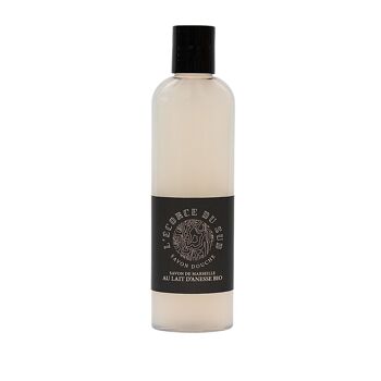 Savon douche de Marseille 100ml au lait d' Anesse Bio à l'huile d'olive et huile de coco 2