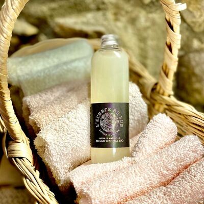 Savon douche de Marseille 100ml au lait d' Anesse Bio à l'huile d'olive et huile de coco