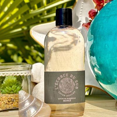 Savon douche de Marseille 250ml parfum Monoï à l'huile d'olive et huile de coco