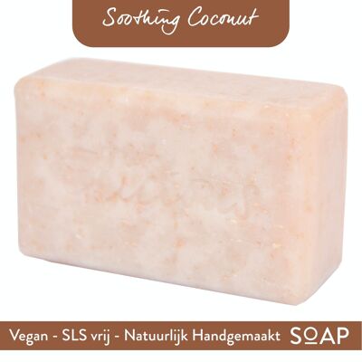 Handmade Natural Soap Soothing Coconut- BIG BAR