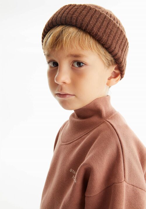 Jungen Sweatshirt -Stay original forever in braun