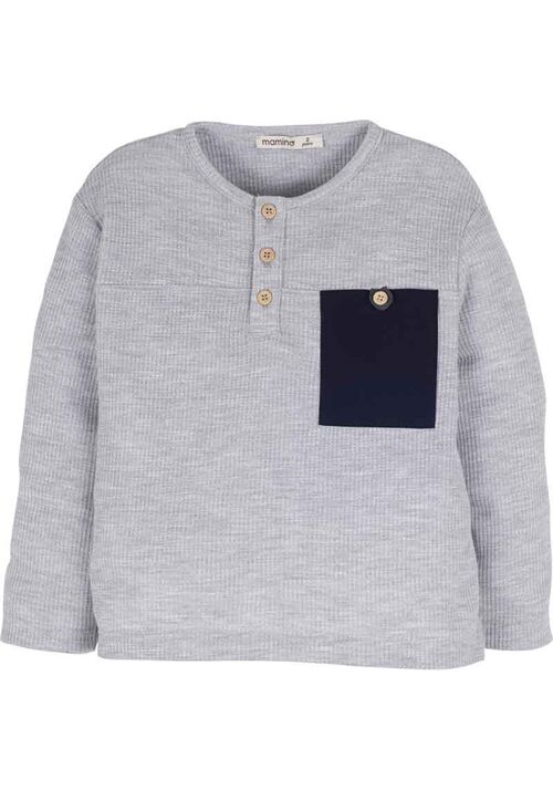 Jungen Sweatshirt in grau