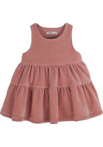 Ensemble robe bébé fille 2 pièces En rose 4