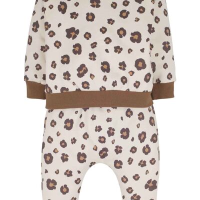 Baby boy set, 2 pieces. In brown