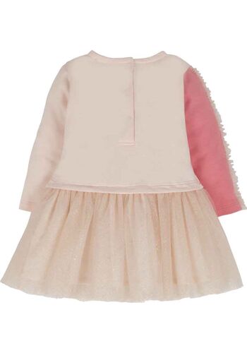 Robe bébé fille -Flamingo Queen crème 2