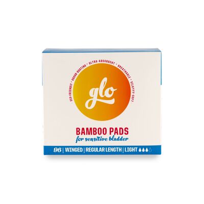 Glo Bamboo Pads per vescica sensibile Megapack
