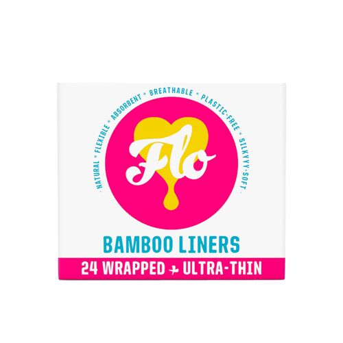 FLO Bamboo Daily Liner Megapack, Wrapped To Go