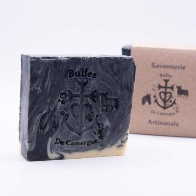 LE GERMINAL handmade soap with exceptional natural vegetable charcoal