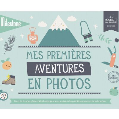 "My first adventures" photo card booklet