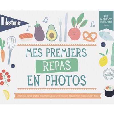 Livret de cartes photos "Mes premiers repas"