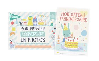 Livret de cartes photos "Mon premier anniversaire" 2