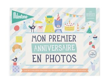 Livret de cartes photos "Mon premier anniversaire" 4