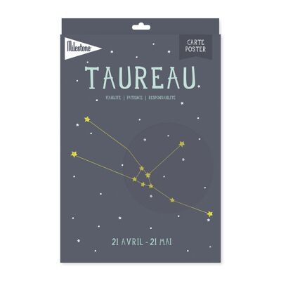 Cartel del zodiaco Tauro