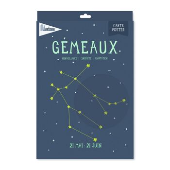 Poster Zodiac Gémeau 1