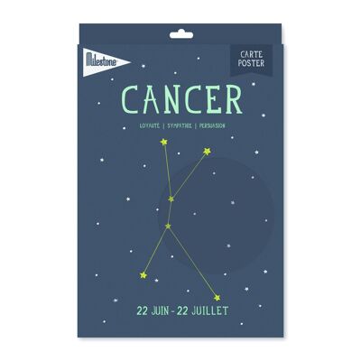 Cartel del zodiaco cáncer