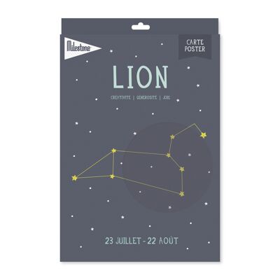 Poster Zodiac Lion