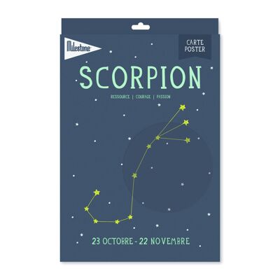 Póster Zodiaco Escorpio