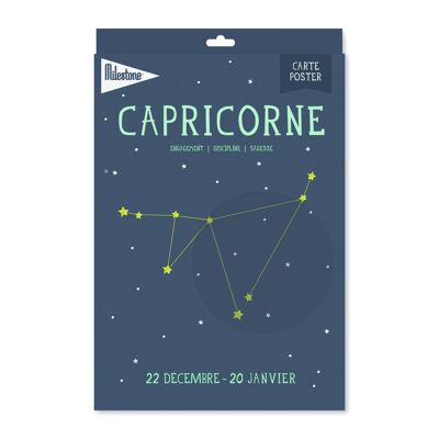 Cartel del zodiaco Capricornio