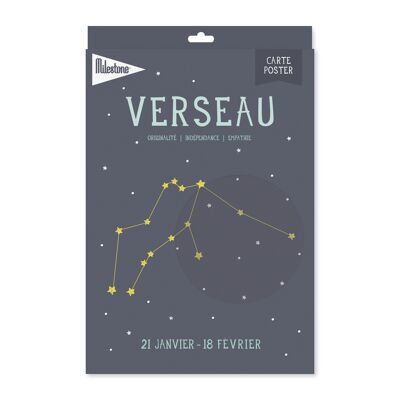 Poster Zodiac Verseau