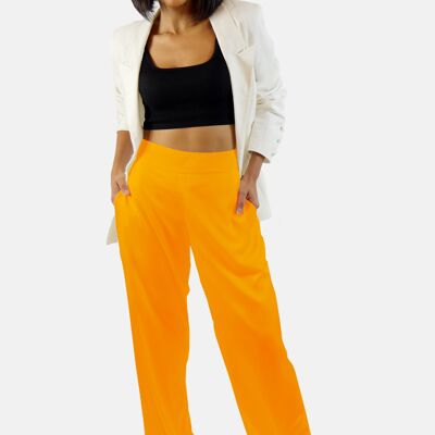 Environmentally sustainable pants Rachel Orange