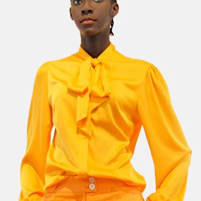 Ecologically sustainable blouse Mari Orange