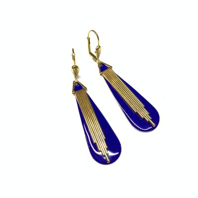 Blue Odilon earrings