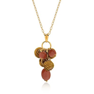 Collana Mia Bio di Golden Grass - Sunstone Gold