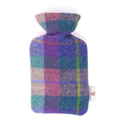 Harris Tweed Hot Water Bottle - Pink/Purple