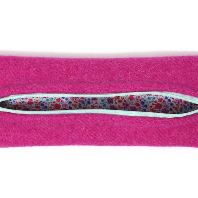 Harris Tweed Liberty Pencil Case - Pink