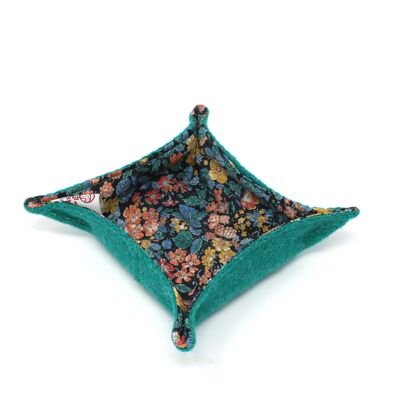 Harris Tweed Liberty Trinket Tray - Jade