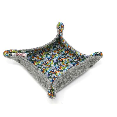 Harris Tweed Liberty Trinket Tray - Grey