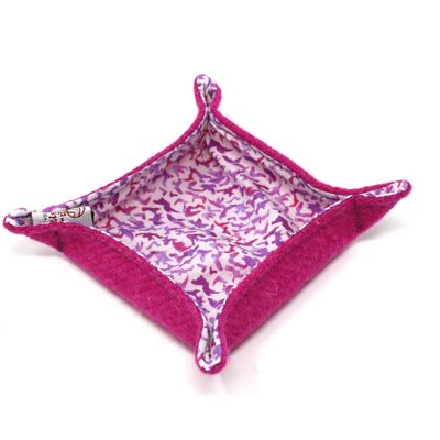 Harris Tweed Liberty Trinket Tray - Pink