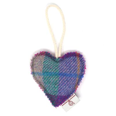 Harris Tweed Lavender Heart - Pink/Purple