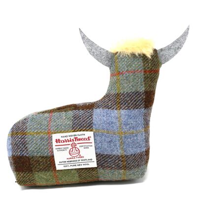 Harris Tweed Highland Cow Doorstop - Macleod