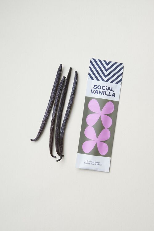 Premium gourmet vanilla beans 4 pcs (20 grams)