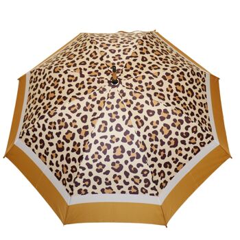 Grand parapluie en motif léopard - Coupe-vent 4