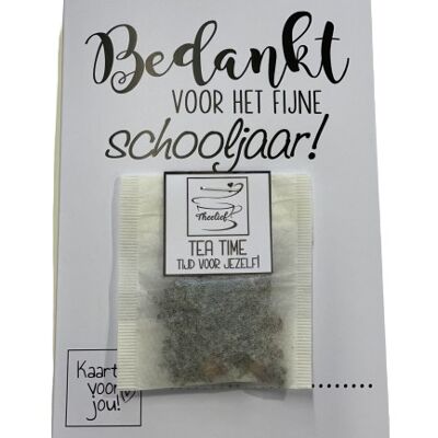 Theekaart Schooljaar