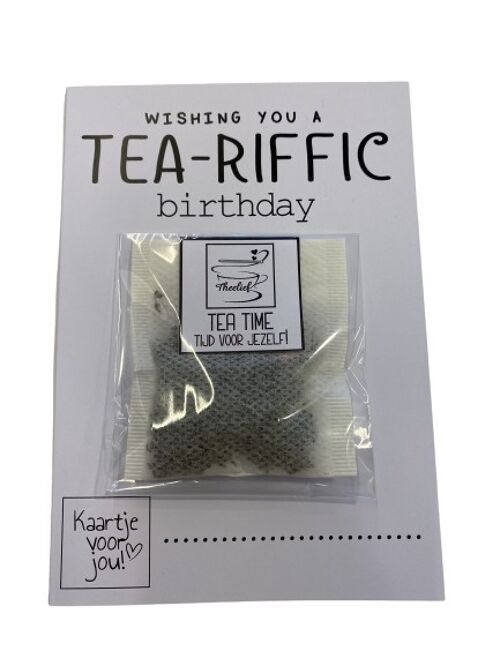 Theekaart Tea-riffic