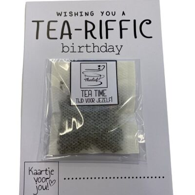 Theekaart Tea-riffic