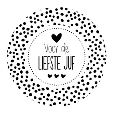 Handspiegeltjes liefste juf grove stip