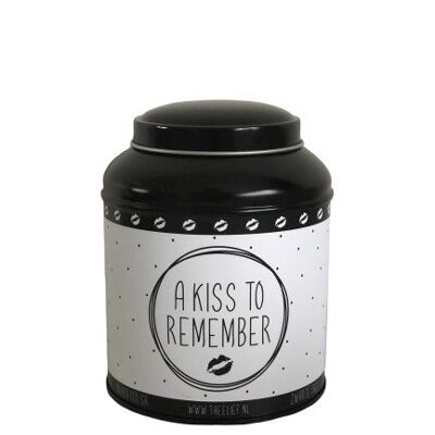 Theeblik A kiss to remember zwart