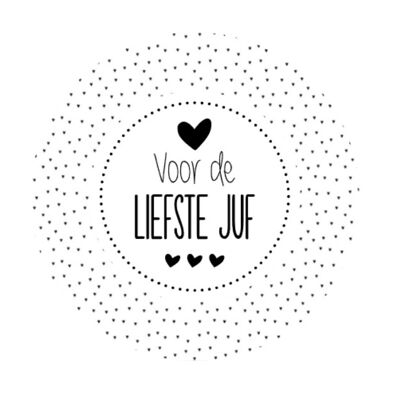 Handspiegeltjes liefste juf hartjes