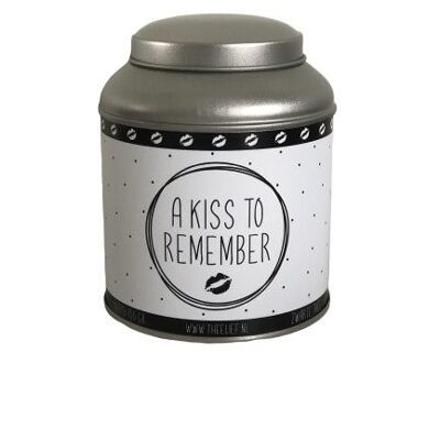 Theeblik A kiss to remember zilver