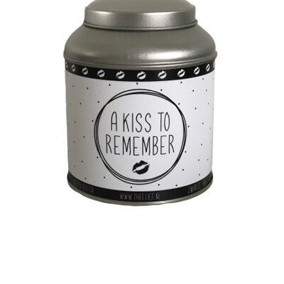 Theeblik A kiss to remember zilver