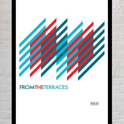 From The Terraces Debut Print - A4 Unframed