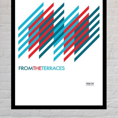 From The Terraces Debut Print - A4 Unframed
